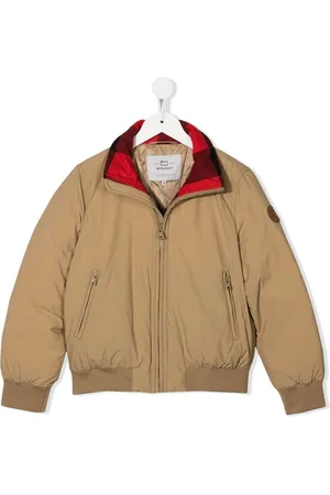 Woolrich Chaqueta Bayman con cuello en contraste