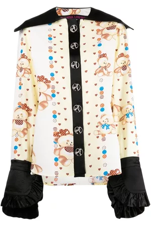 Chopova Lowena Camisa con cuello italiano