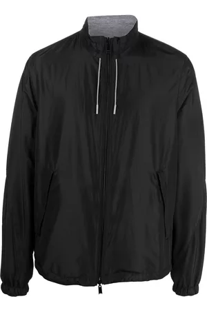 Ermenegildo Zegna Chaqueta reversible con logo estampado