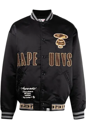 A Bathing Ape Chaqueta bomber con logo estampado