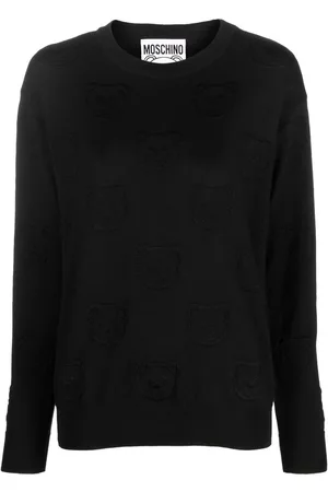 Moschino Jersey con motivo Teddy en jacquard