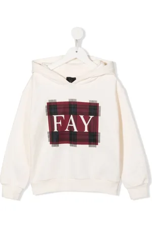 FAY Sudadera con capucha y logo estampado