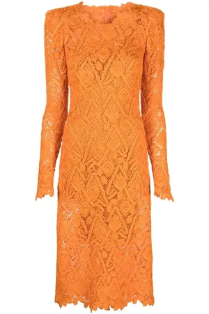 ERMANNO SCERVINO Vestido de manga larga de encaje