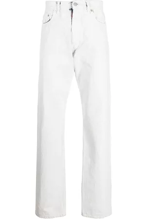 Maison Margiela Vaqueros rectos con diseño pintado