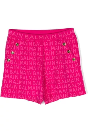 Balmain Pantalones cortos con logo estampado