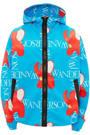 J.W.Anderson Chaqueta con capucha y logo estampado