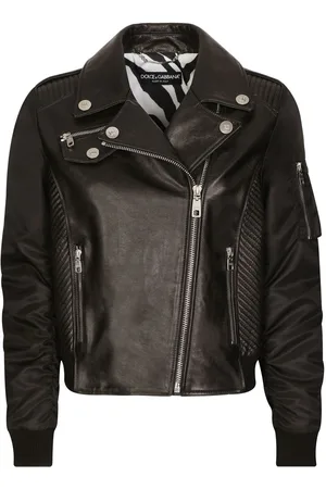 Dolce & Gabbana Chaqueta biker de piel