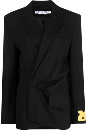 OFF-WHITE Vestido corto con diseño de blazer