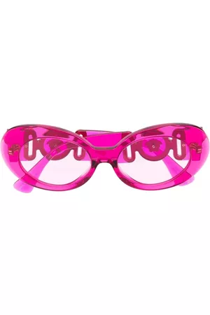 VERSACE Gafas de sol Medusa con montura oval