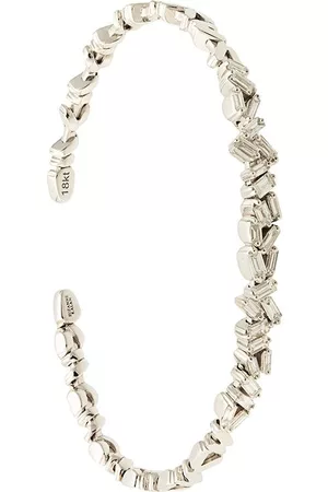 Suzanne Kalan Brazalete Fireworks en oro blanco de 18kt con diamantes