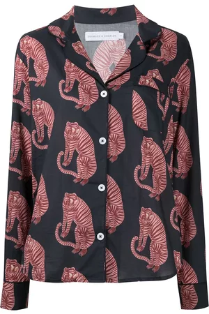 Desmond & Dempsey Pijama con motivo de tigre