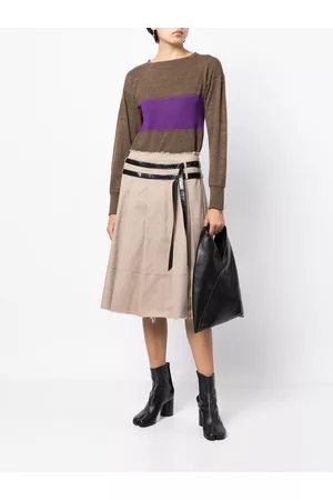 Maison Margiela Jersey a paneles con cuello redondo