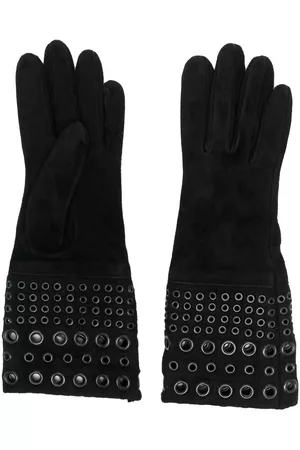 Gianfranco Ferré Guantes con detalle de ojales 1990