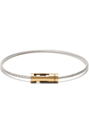 Le Gramme Pulsera en oro amarillo de 18kt y titanio