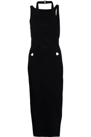 DION LEE Vestido midi con aberturas