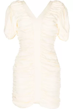 pushBUTTON Vestido corto fruncido