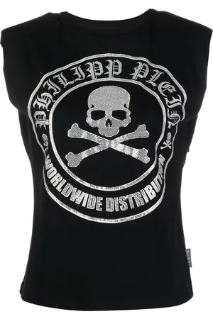 Philipp Plein Camiseta sin mangas con detalle del logo