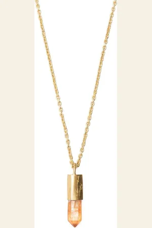 PARTS OF FOUR Collar Talisman con colgante de cuarzo