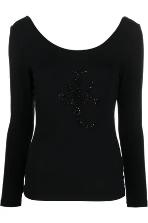 VERSACE Top con lentejuelas 2000