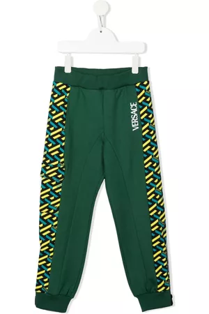 VERSACE Pantalones de chándal con motivo geométrico