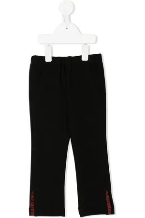 Familiar Pantalones rectos con detalle de volantes