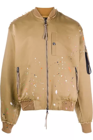 MOSTLY HEARD RARELY SEEN Chaqueta bomber MA-1 con motivo de salpicadura de pintura