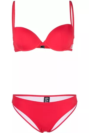 EA7 Bikini con logo estampado