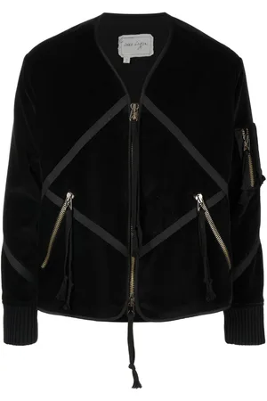 GREG LAUREN Chaqueta con diseño patchwork