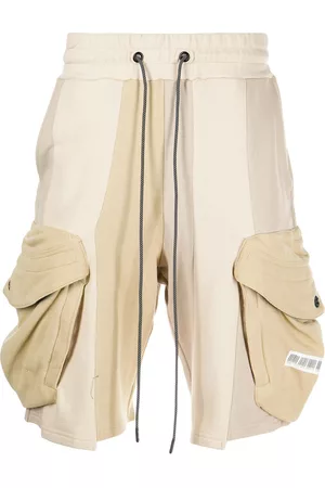 MOSTLY HEARD RARELY SEEN Bermudas cargo con diseño patchwork