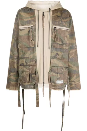 MOSTLY HEARD RARELY SEEN Chaqueta híbrida M65 con motivo militar