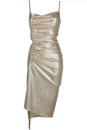Paco rabanne Vestido midi drapeado