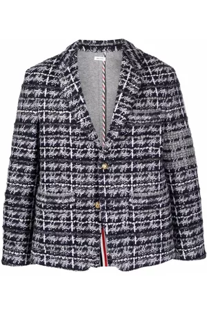 Thom Browne Blazer de tweed con botones