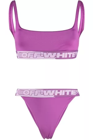 OFF-WHITE Bikini con franja del logo