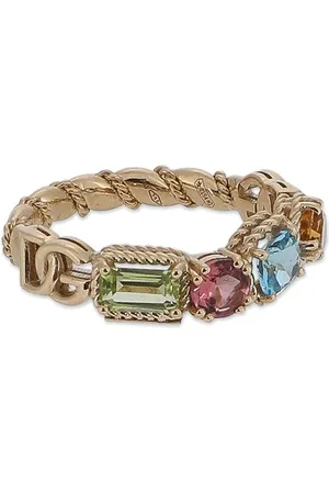 Dolce & Gabbana Anillo en oro amarillo de 18kt con gema