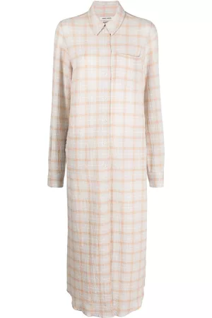 HENRIK VIBSKOV Vestido camisero de cuadros