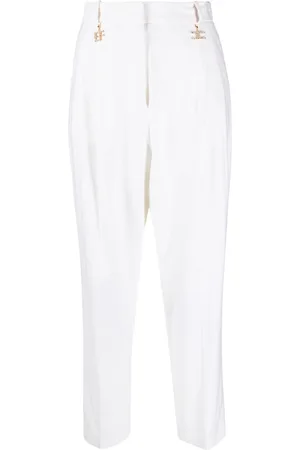Elisabetta Franchi Pantalones ajustados con detalle de cristales