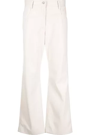 Msgm Pantalones de talle alto