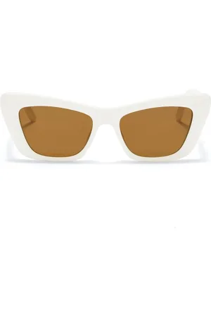 Palm Angels Gafas de sol Hermosa con montura rectangular