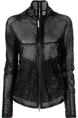 ISAAC SELLAM EXPERIENCE Chaqueta translúcida con cremallera