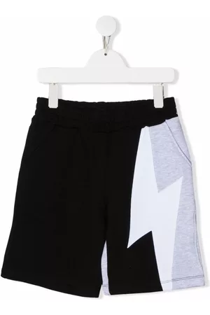 Neil Barrett Bermudas con estampado gráfico y cordones