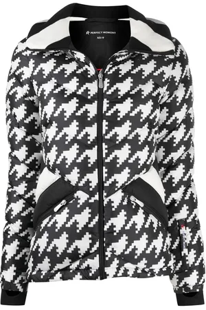 Perfect Moment Chaqueta acolchada con motivo pied de poule