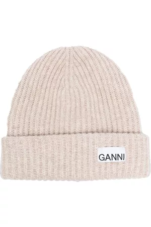 Ganni Gorro con parche del logo