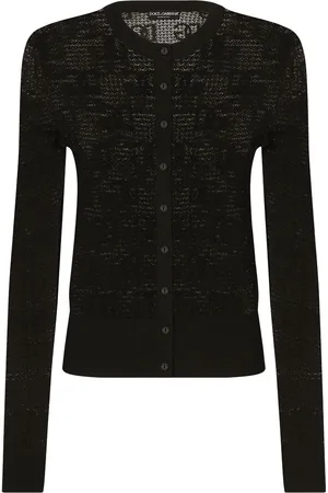 Dolce & Gabbana Cárdigan en jacquard con logo DG