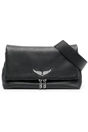 Zadig & Voltaire Bolso de hombro con placa del logo