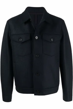 Harris Wharf London Chaqueta con acabado afieltrado