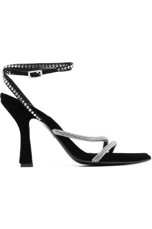 3Juin Sandalias con apliques de cristal