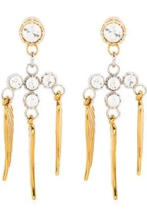 Zadig & Voltaire Pendientes con detalle de ala