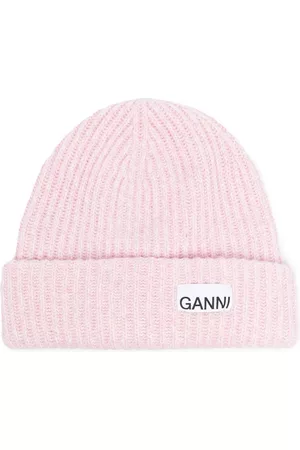 Ganni Gorro con parche del logo