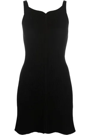 Courrèges Vestido corto con escote en forma de corazón
