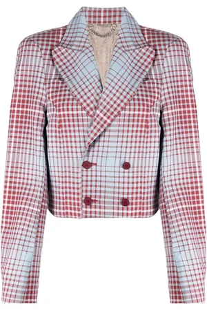 Charles Jeffrey Loverboy Blazer corto con doble botonadura